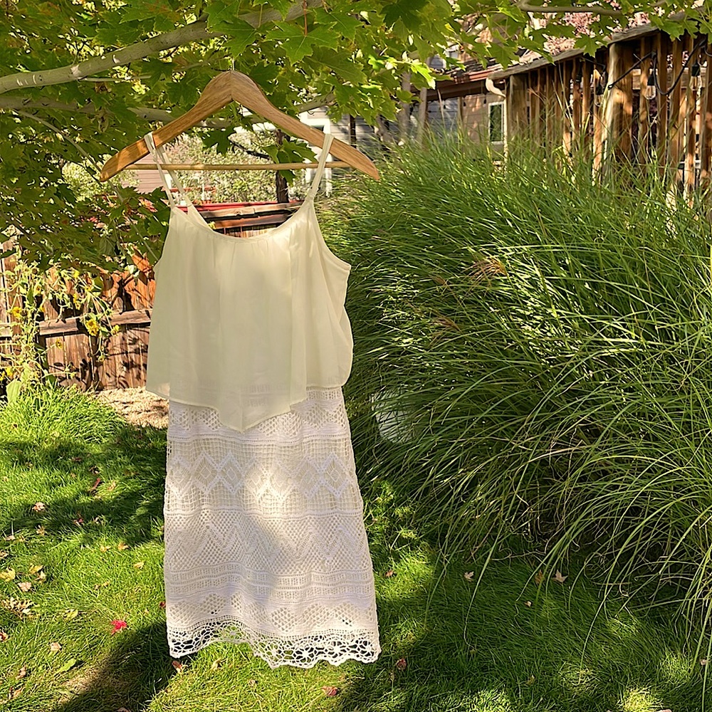 White dress